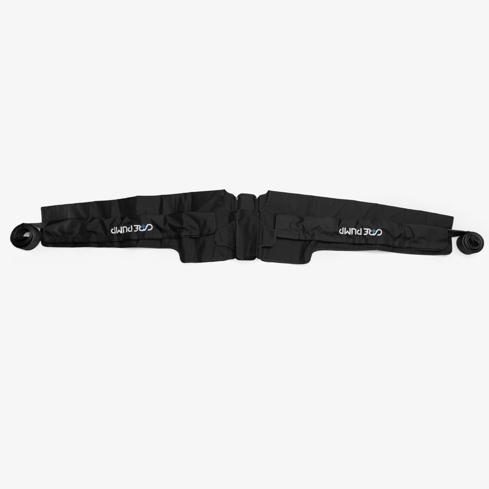 Extension zippers for 8-chamber double cuff for arms, shoulders and chest (2x)